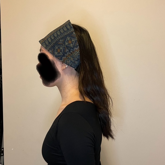 Handmade headband with Japanese style fabric. Set of 5 - Picture 7 of 7